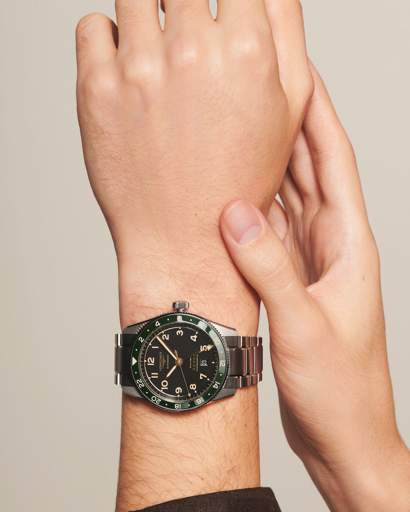 Longines Spirit Zulu Time 42 mm L3.812.4.63.6 wrist