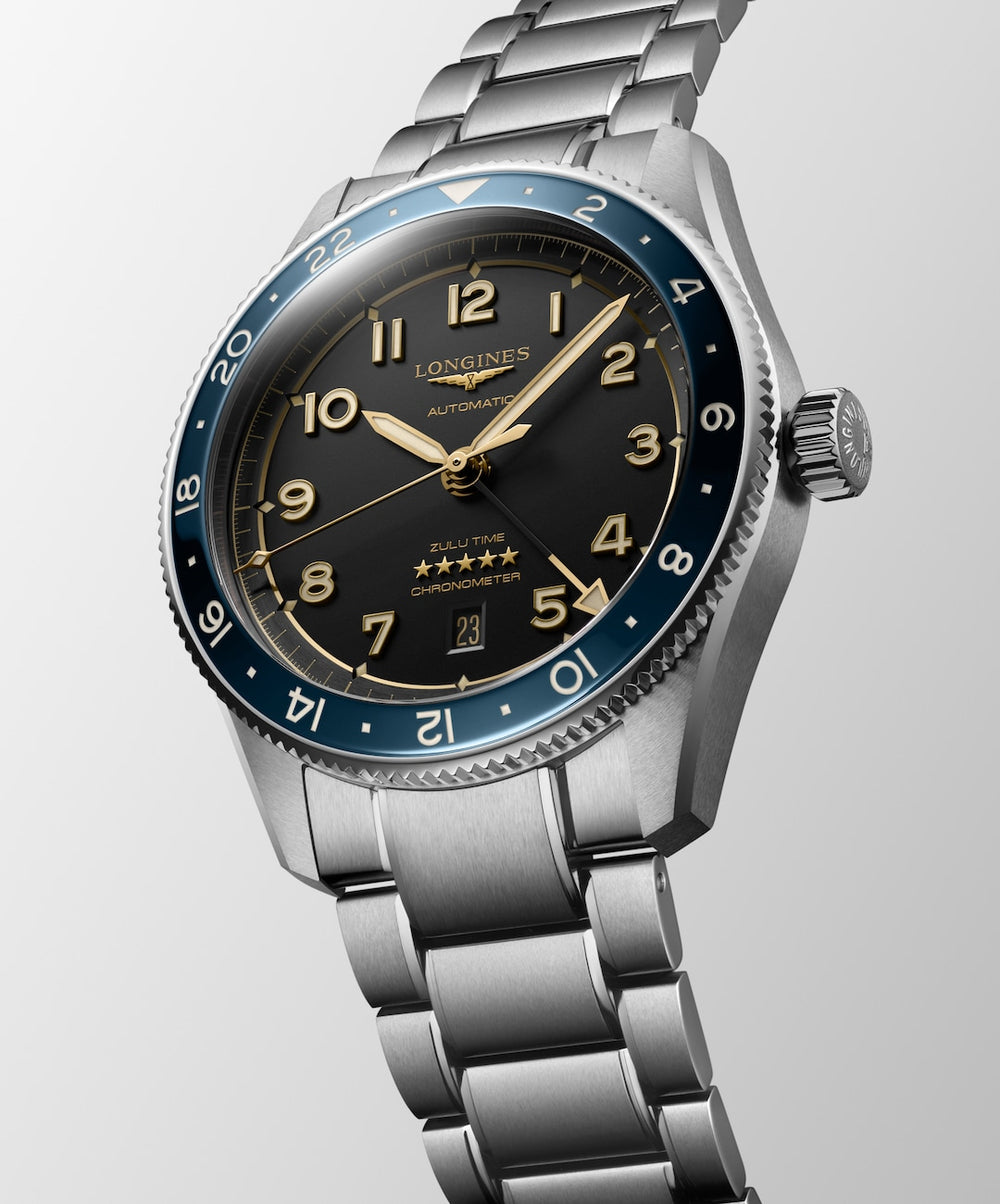 Longines Spirit Zulu Time GMT 42 mm L3.812.4.60.6 dial
