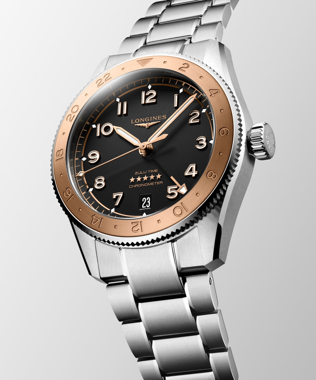 Longines Spirit Zulu Time GMT Time 1925 39 mm L3.803.5.53.6 view