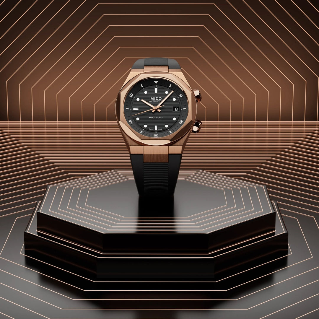 Mido Multifort 8 Two Crowns 38.4 x 40 mm M047.507.37.051.00