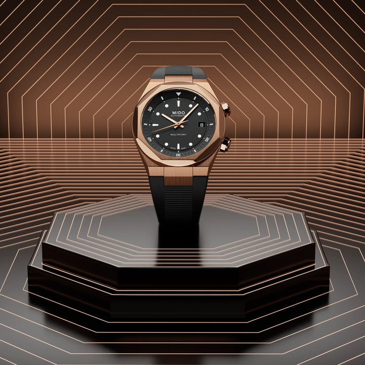 Mido Multifort 8 Two Crowns 38.4 x 40 mm M047.507.37.051.00