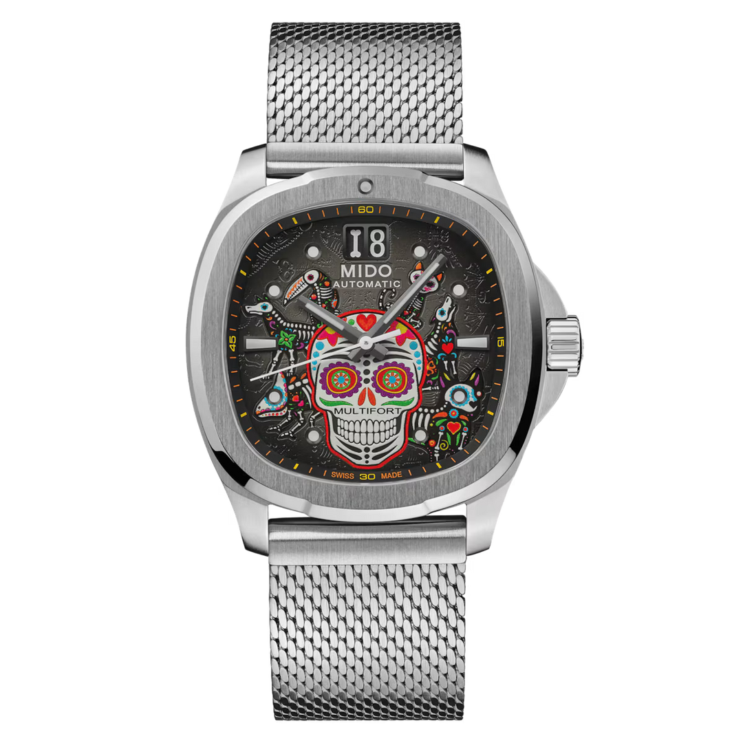 Mido Multifort TV Big Date Alebrijes M049.526.11.081.02 strap set
