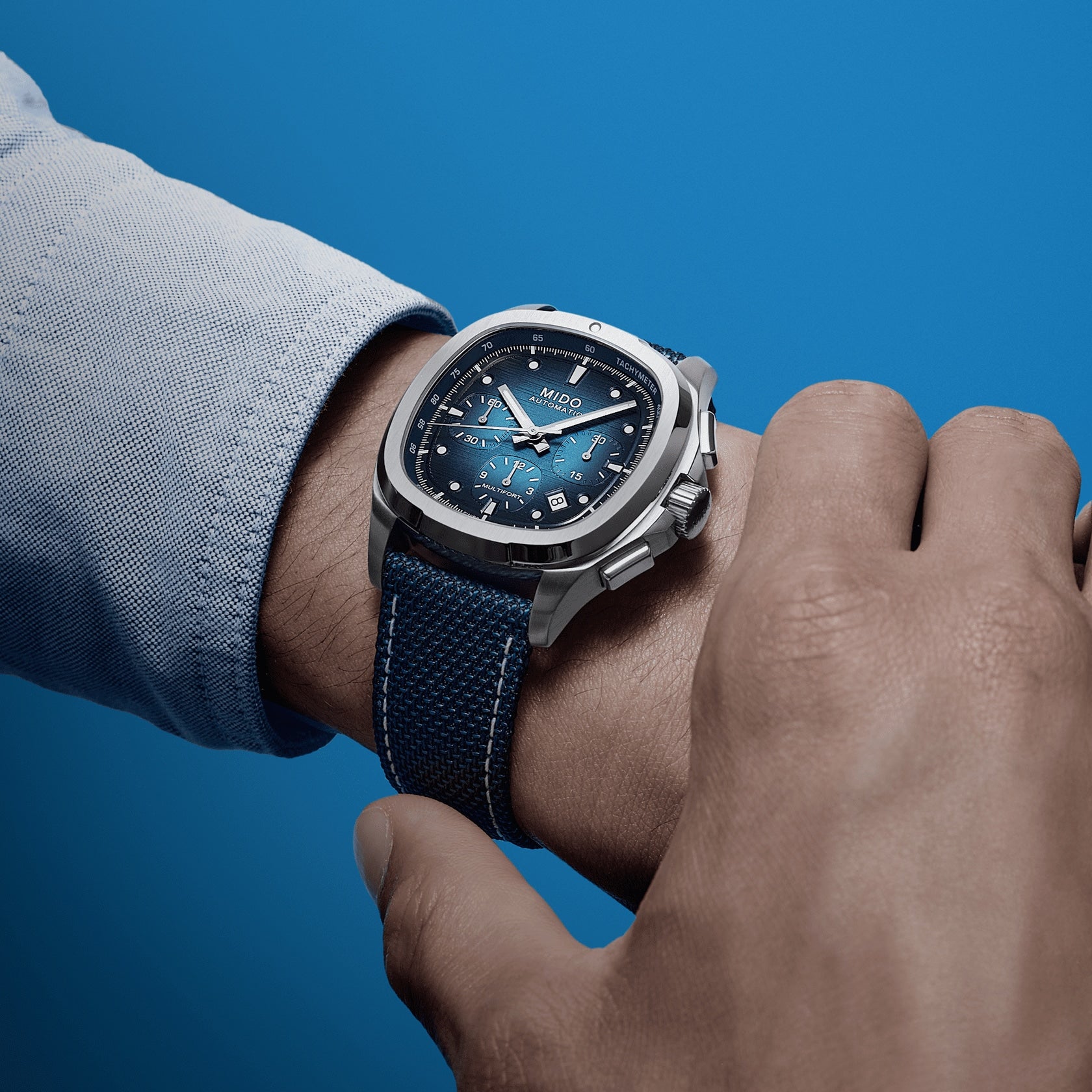 MIDO Multifort TV Chronograph 41.2 x 42mm M049.527.11.041.00