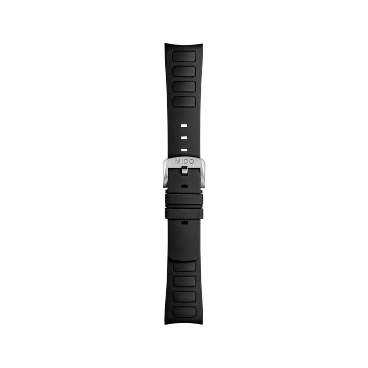 Mido Multifort TV Big Date Black Rubber Strap 22mm M852.018.741
