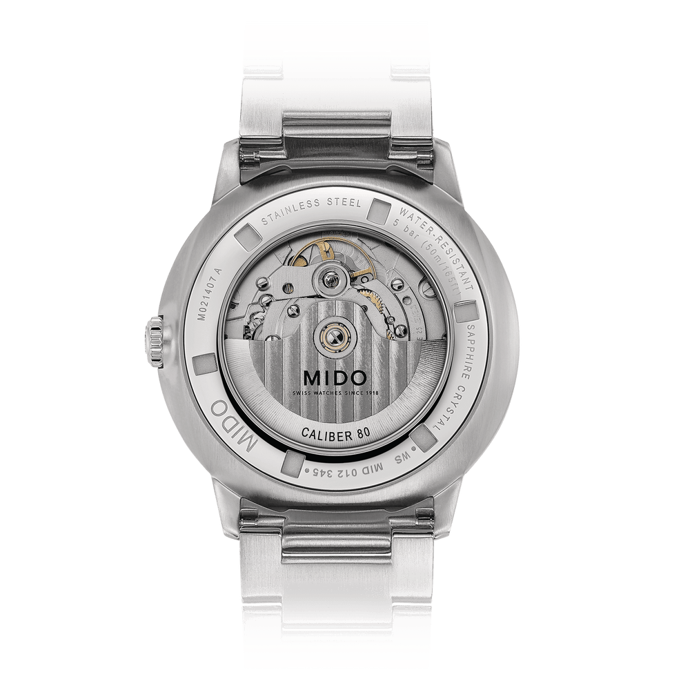 MIDO Commander Gradient 40 mm M021.407.11.411.01 Open Case Back