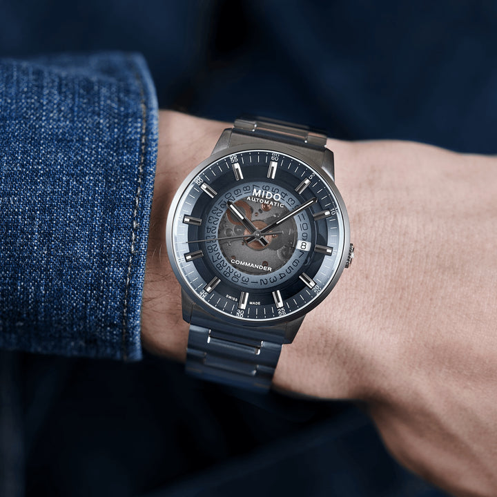 MIDO Commander Gradient 40 mm M021.407.11.411.01 Wrist 2