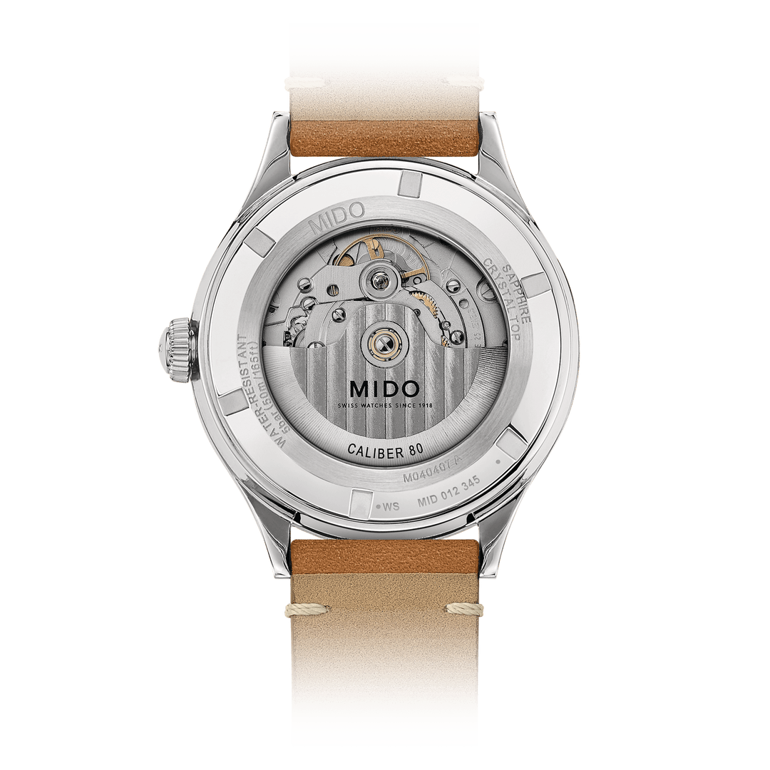  MIDO Multifort Patrimony M040.407.16.040.00 Open Case Back