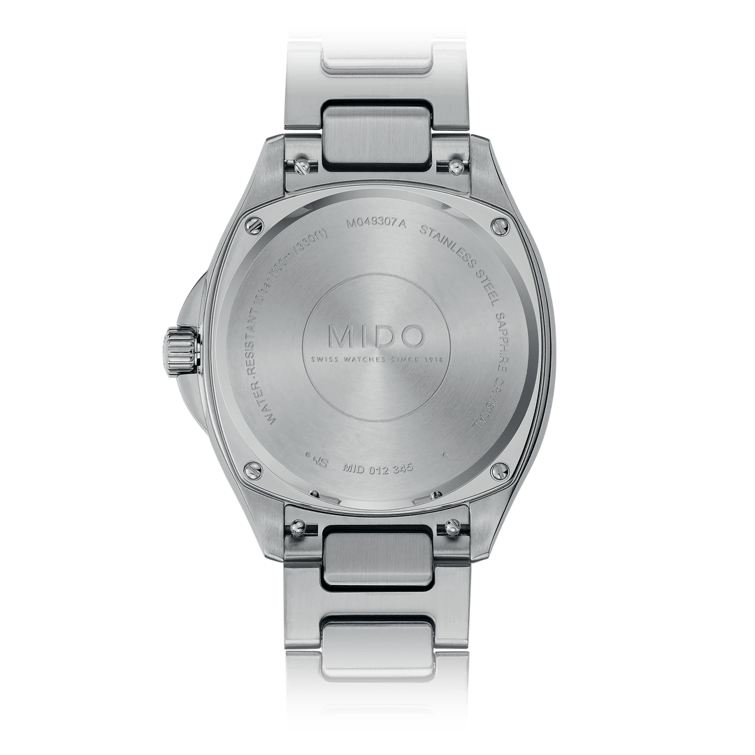 MIDO Multifort TV 34.2 x 35 mm M049.307.11.041.00 Solid Case Back