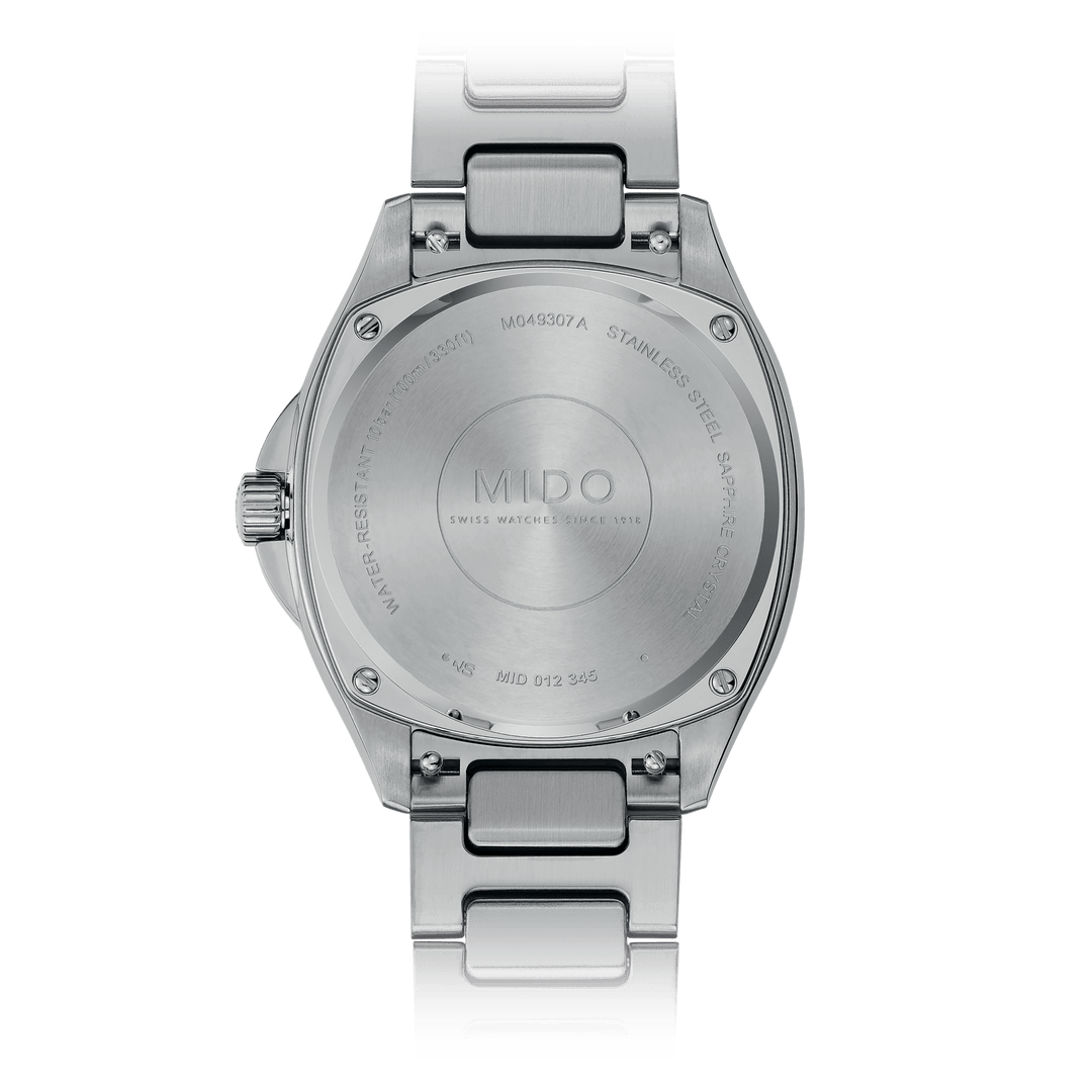 MIDO Multifort TV 34.2 x 35 mm M049.307.11.106.00 Case Back