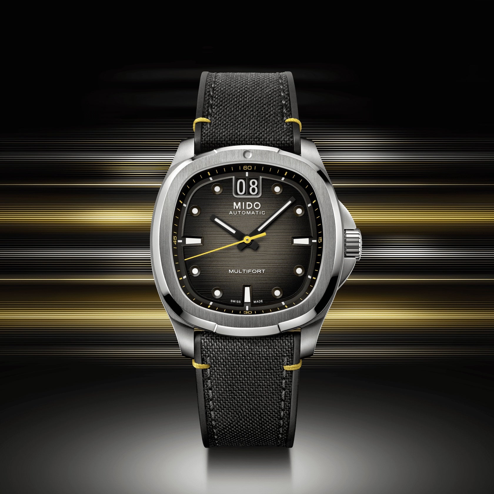 MIDO Multifort TV Big Date 39.2 mm x 40mm M049.526.17.081.01