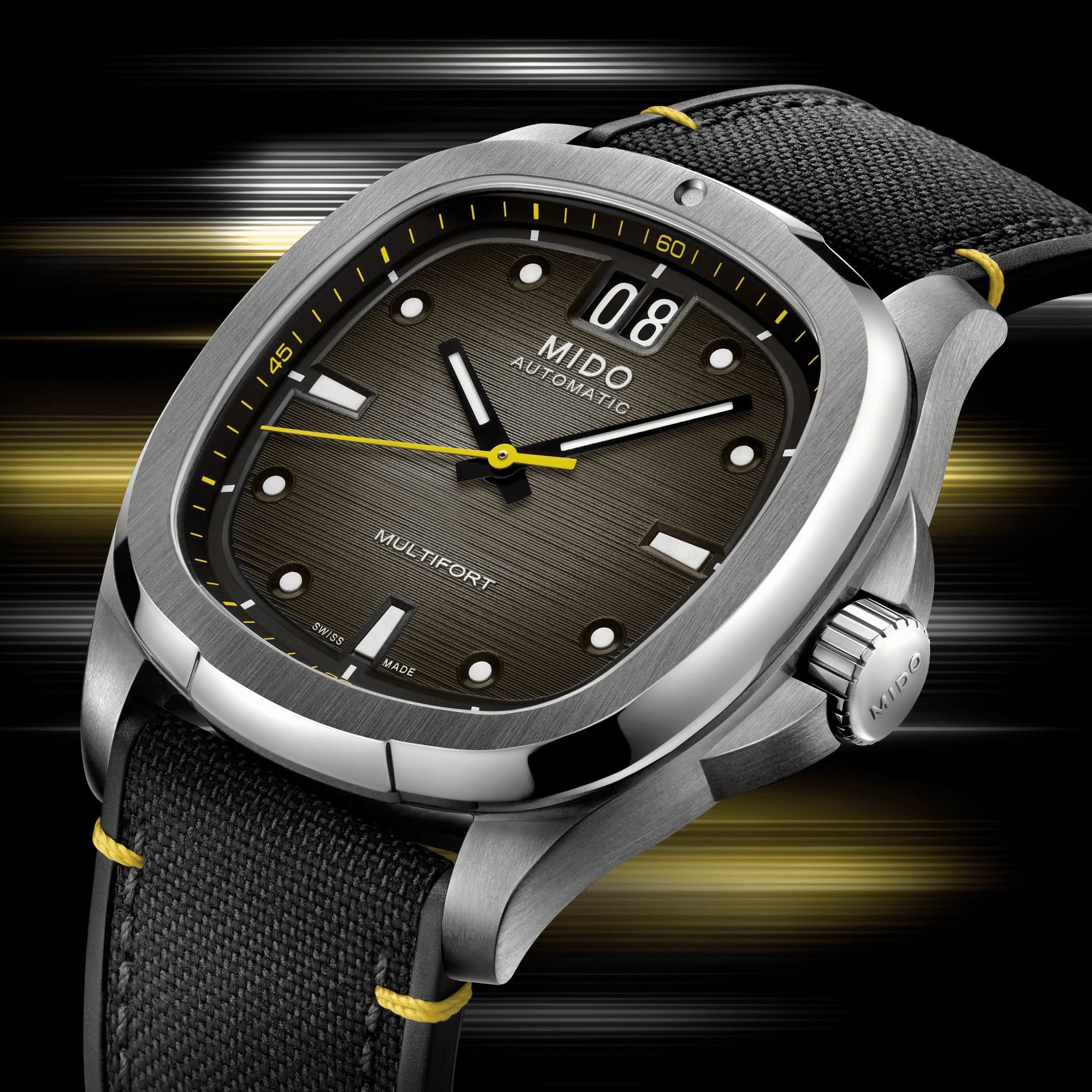 MIDO Multifort TV Big Date 39.2 mm x 40mm M049.526.17.081.01