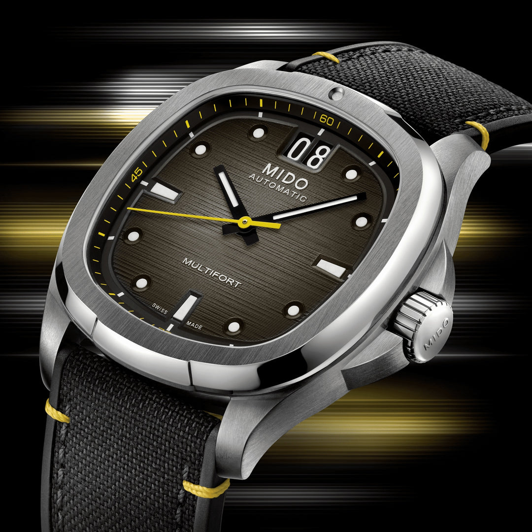 MIDO Multifort TV Big Date 39.2 mm x 40mm M049.526.17.081.01 detail