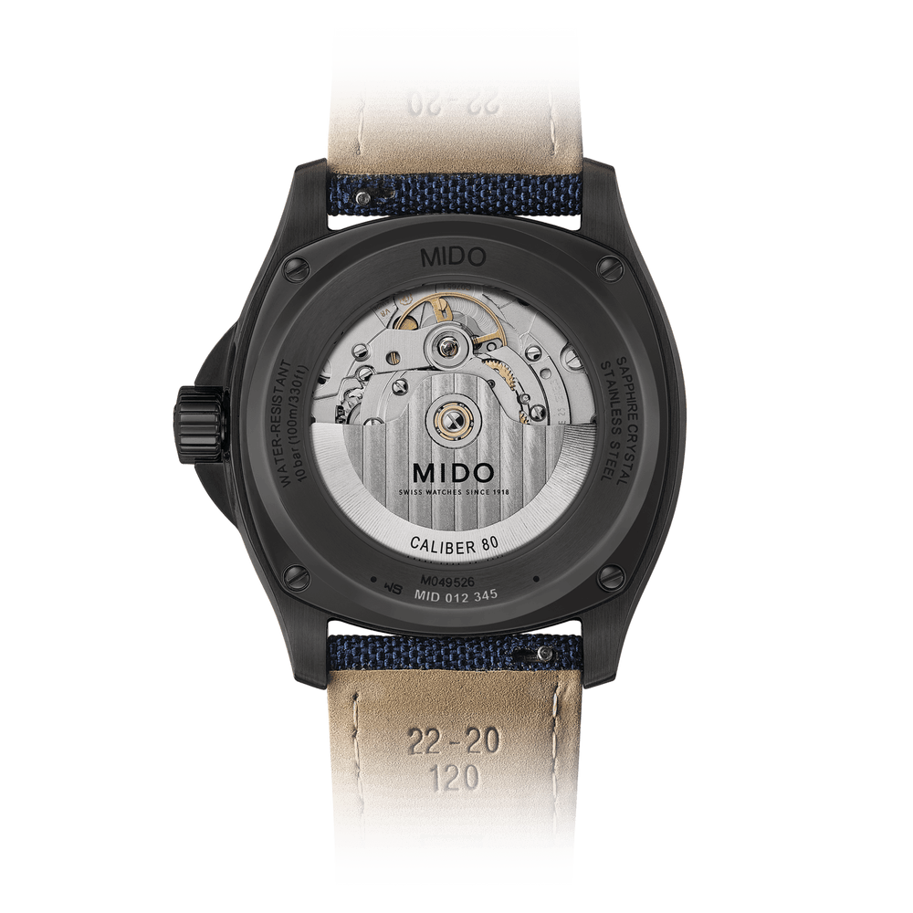 MIDO Multifort TV Big Date 39.2 mm x 40mm M049.526.37.041.00 Open Case Back