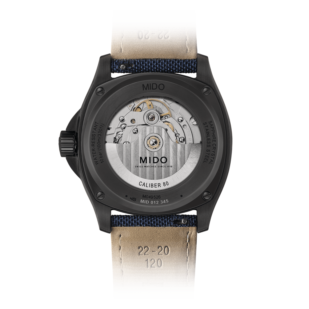 MIDO Multifort TV Big Date 39.2 mm x 40mm M049.526.37.041.00 Open Case Back