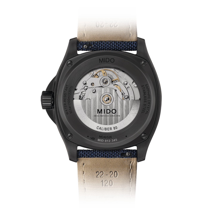 MIDO Multifort TV Big Date 39.2 mm x 40mm M049.526.37.041.00 Open Case Back