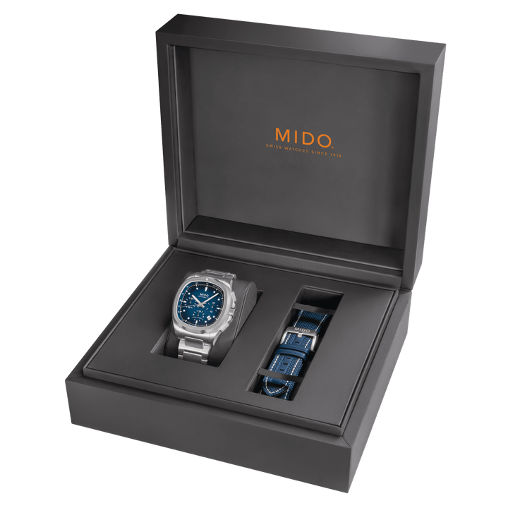 MIDO Multifort TV Chronograph 41.2 x 42mm M049.527.11.041.00 Box
