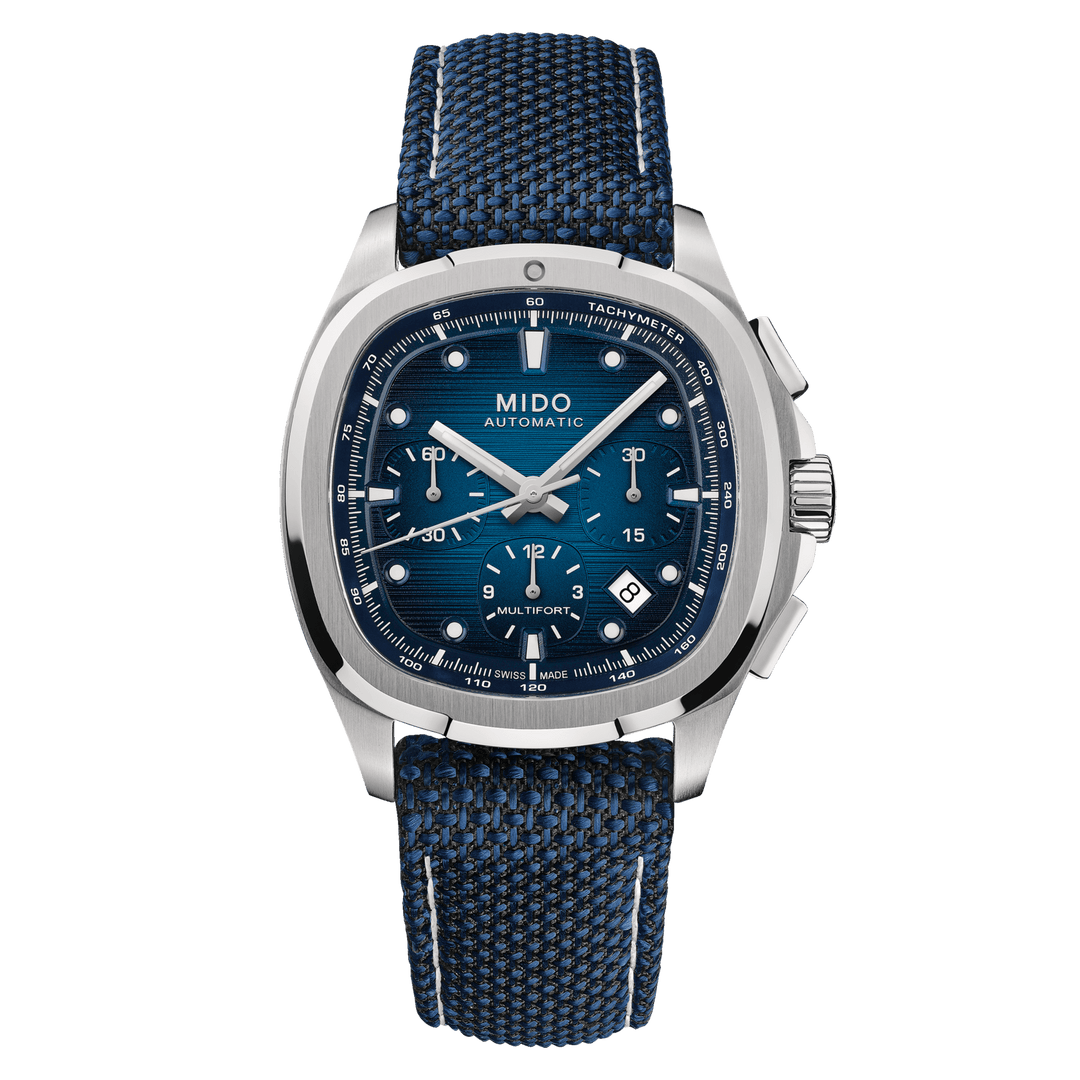 MIDO Multifort TV Chronograph 41.2 x 42mm M049.527.11.041.00 Front 2