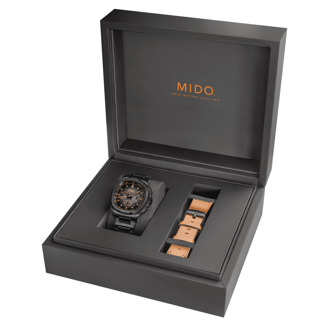 MIDO Multifort TV Chronograph 41.2 x 42mm Special Edition M049.527.33.081.00 Box
