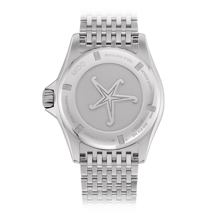 MIDO Ocean Star 200C Steel 40.5 mm M026.830.11.041.00 Solid Case back