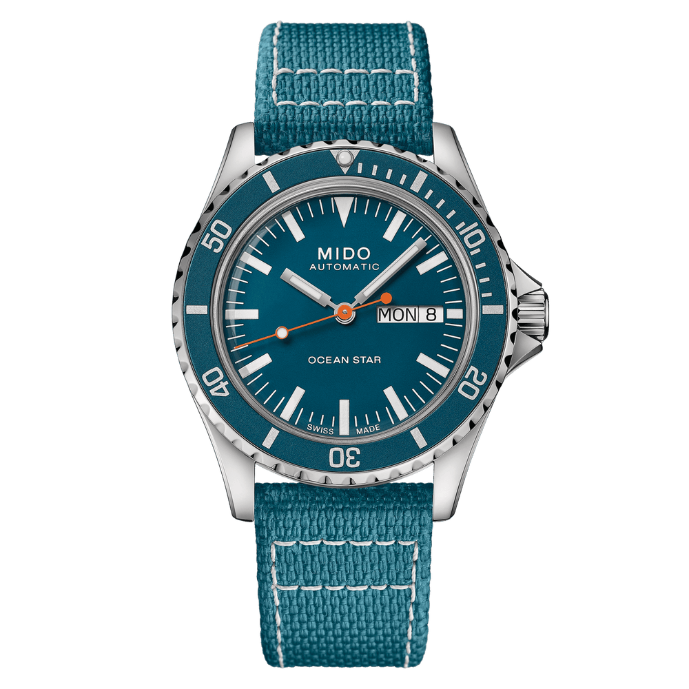 MIDO Ocean Star 200C Steel 40.5 mm M026.830.11.041.00 Blue strap