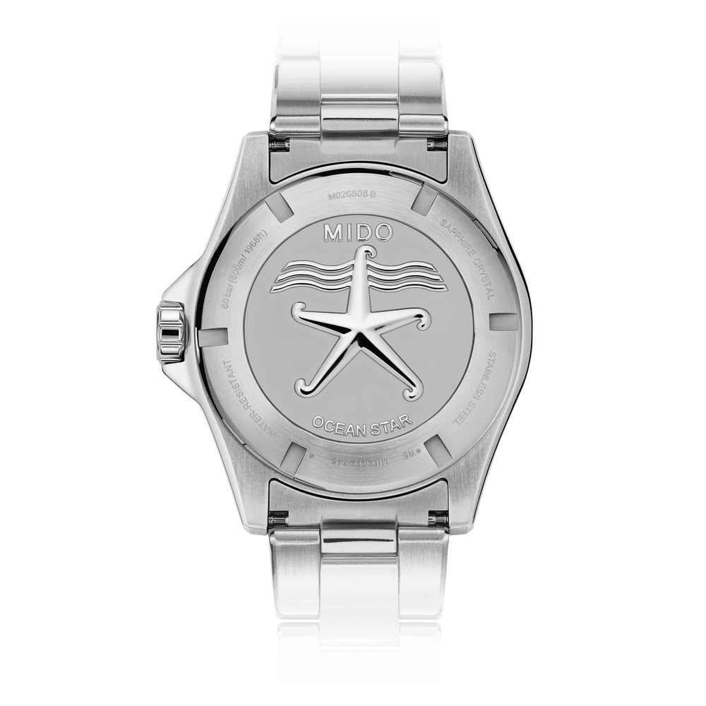MIDO Ocean Star 600 Chronometer M026.608.11.041.01 Solid Case back