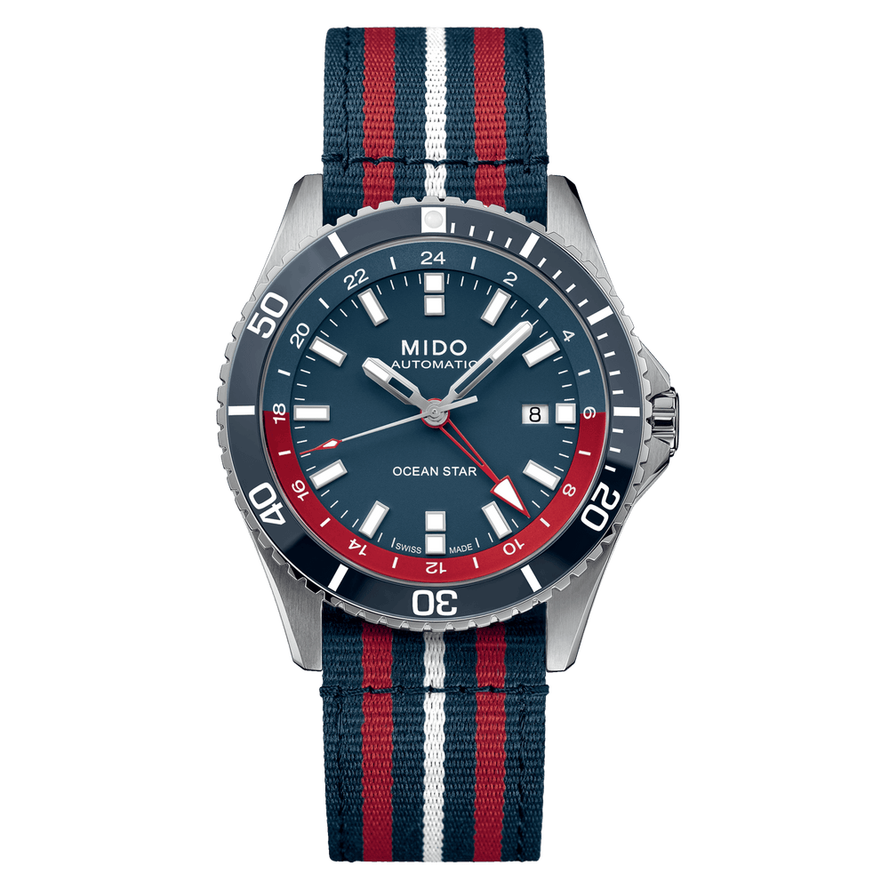 MIDO Ocean Star GMT 44 mm M026.629.11.041.00 Nato strap
