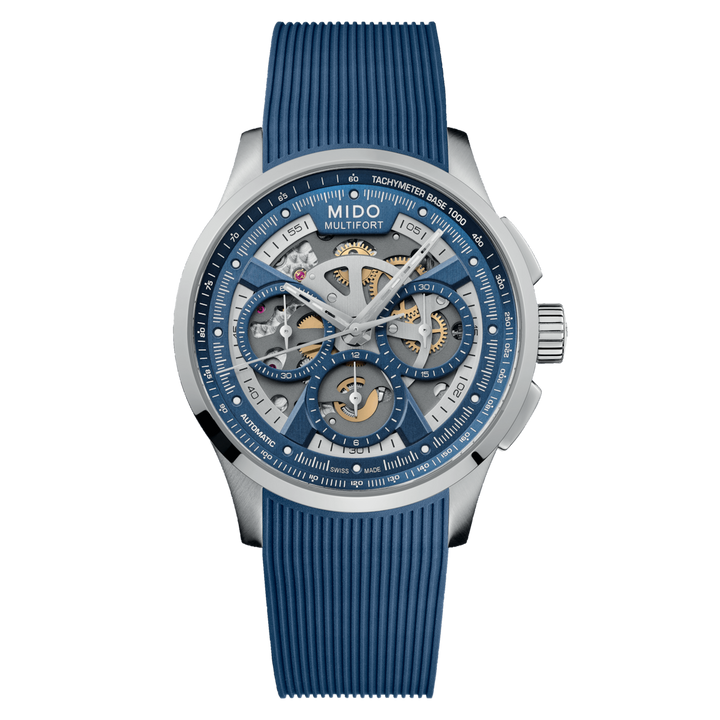 Mido Multifort Skeleton Chronograph 43 mm M038.662.17.040.00