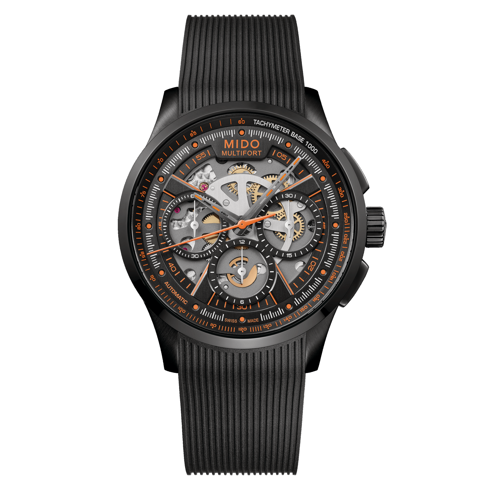 Mido Multifort Skeleton Chronograph 43 mm M038.662.37.050.00