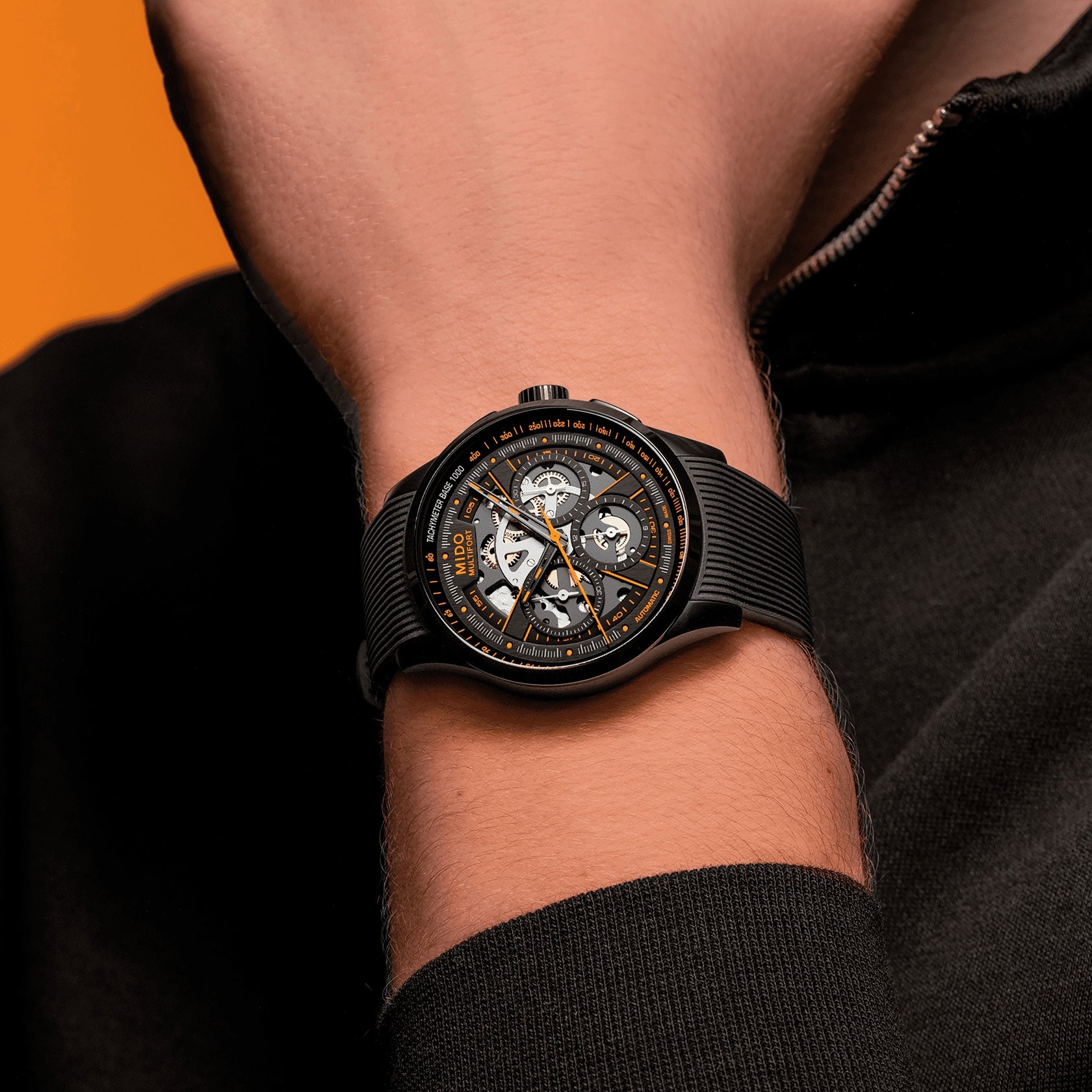 mogutosw33  Mido Multifort Skeleton Chronograph 43 mm M038.662.37.050.00