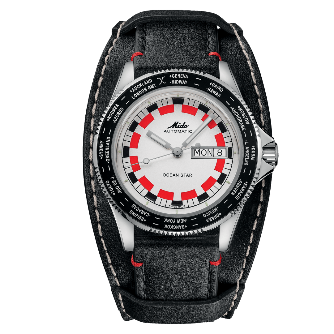 Mido Ocean Star Worldtimer 40.5 mm M026.830.16.030.00