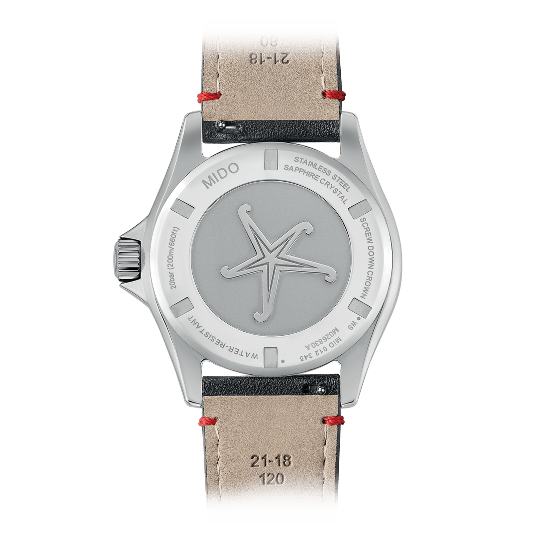 Mido Ocean Star Worldtimer 40.5 mm M026.830.16.030.00 Solid Case Back