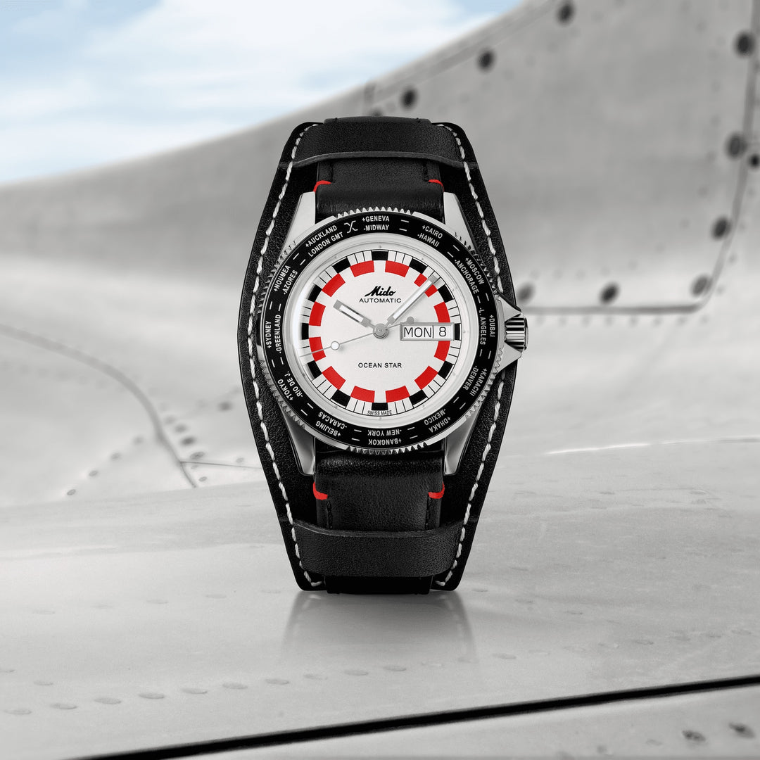 Mido Ocean Star Worldtimer 40.5 mm M026.830.16.030.00 amb