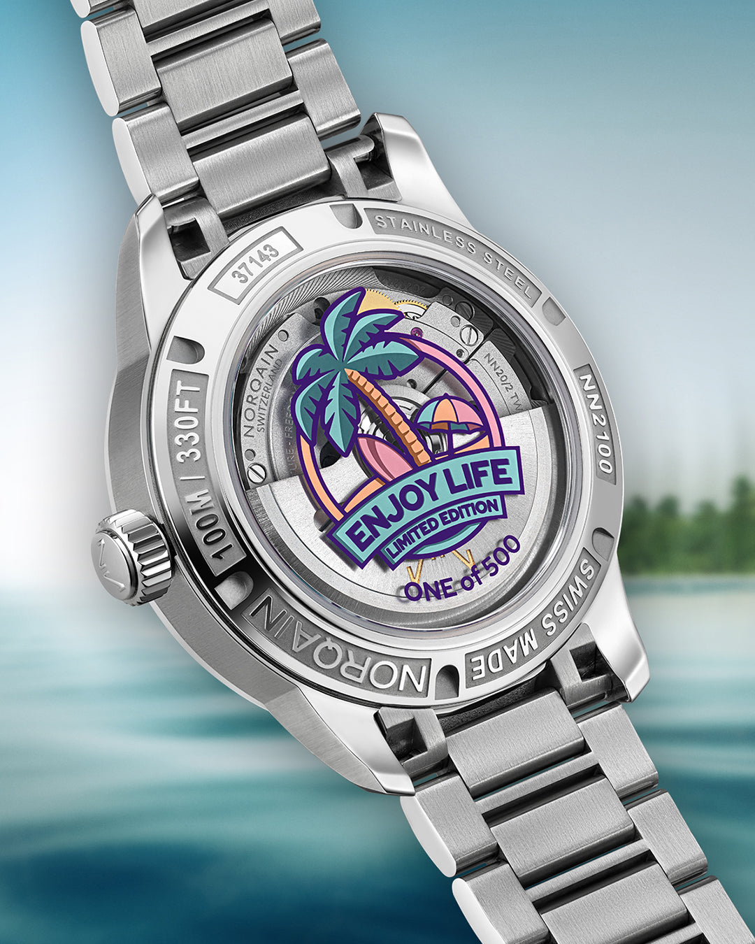 NORQAIN Freedom GMT Enjoy Life "Holiday" Limited Edition N2100.22S02.W01.S01