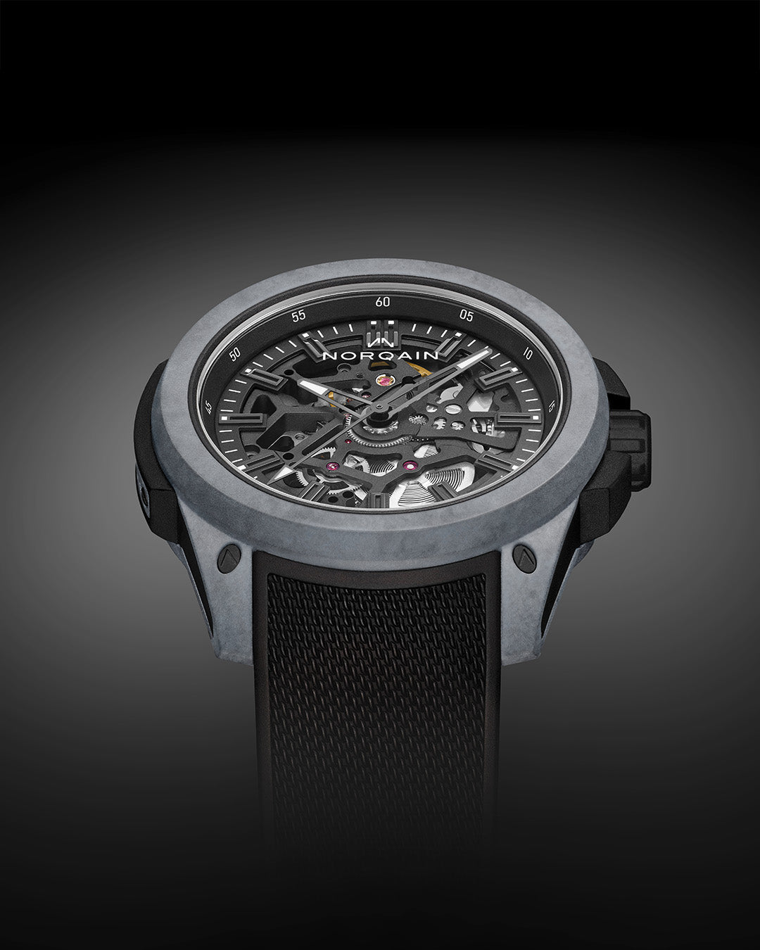 NORQAIN Wild ONE Skeleton 42mm Grey N3000.07Q42.B18.R01
