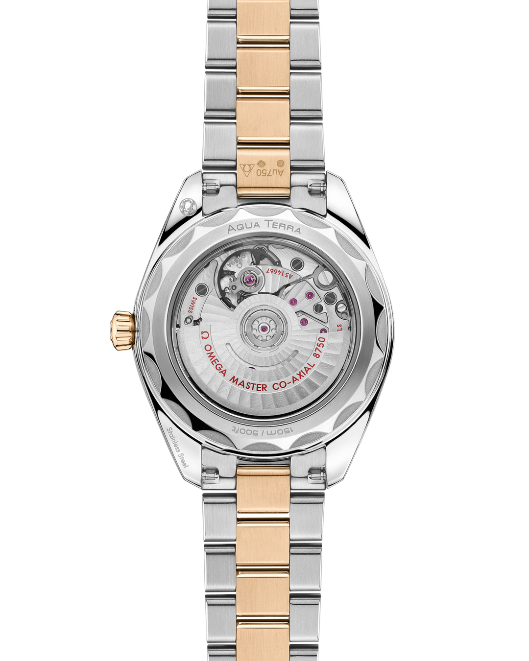 OMEGA Seamaster Aqua Terra 150M 30 mm 220.20.30.20.02.001 open case back