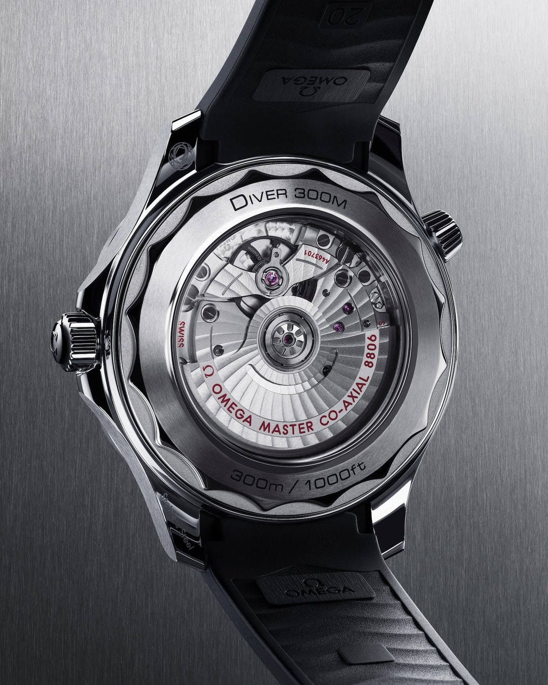 OMEGA Seamaster Diver 300M 42 mm 210.32.42.20.01.003 case back detail