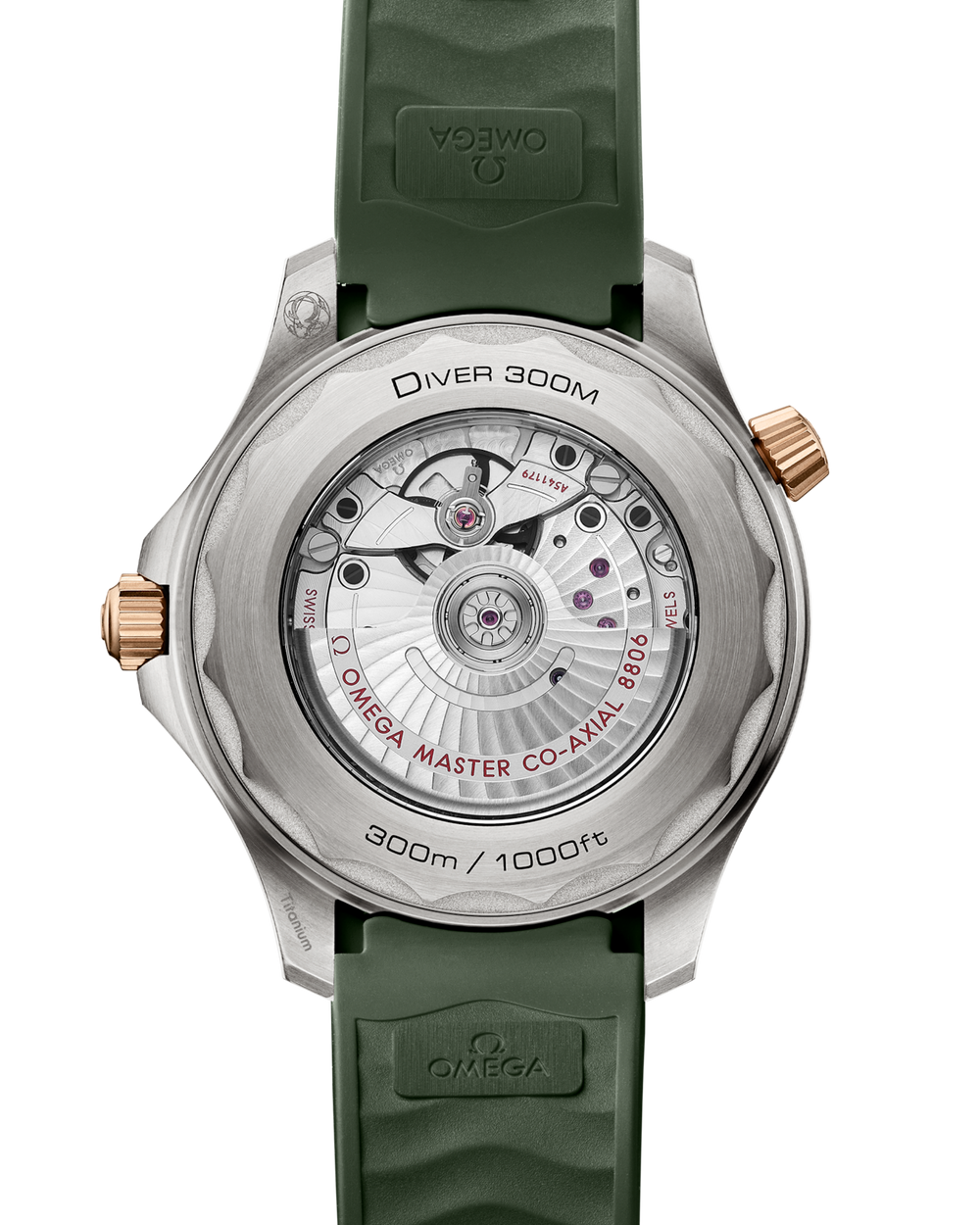 OMEGA Seamaster Diver 300M Titanium 42 mm 210.92.42.20.10.001 open case