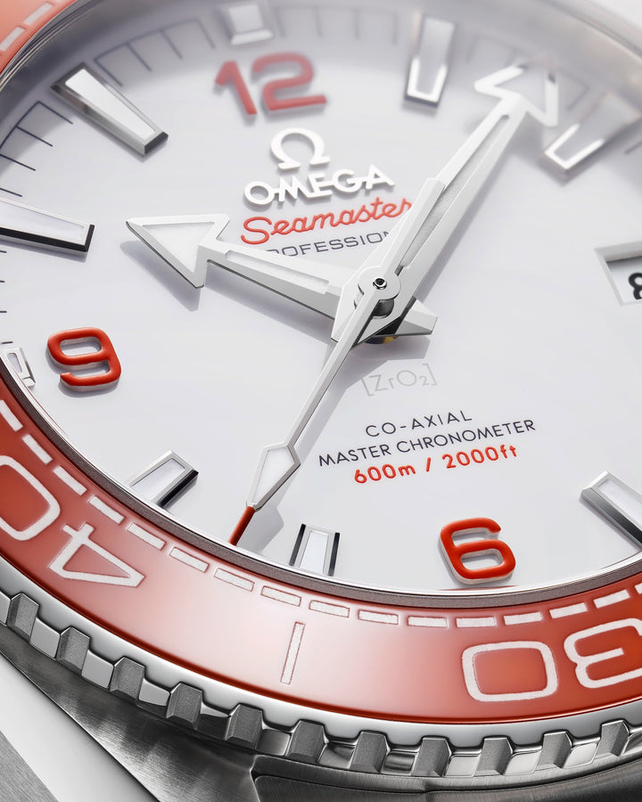 OMEGA Seamaster Planet Ocean 600M 43.5 mm 215.30.44.21.04.001 dial detail