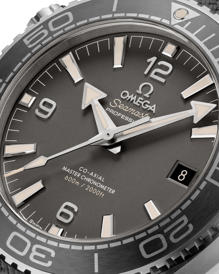 OMEGA Seamaster Planet Ocean 600M 43.5 mm 215.32.44.21.01.002 dial