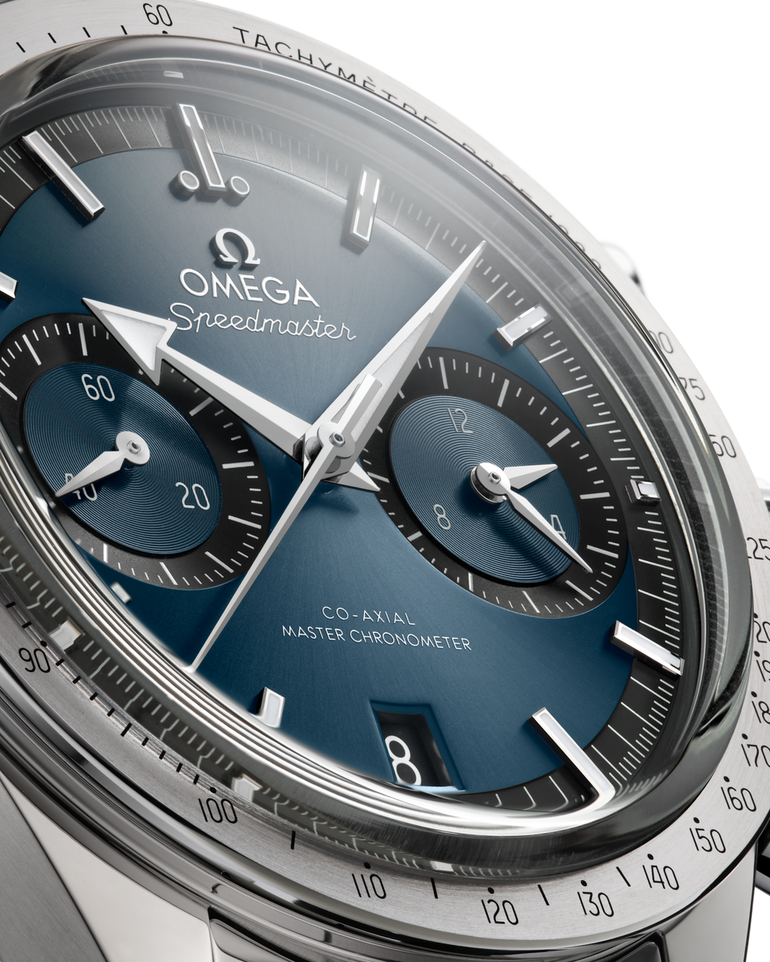 OMEGA Speedmaster '57 40.5 mm 332.10.41.51.03.001 crystal detail