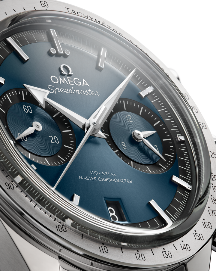 OMEGA Speedmaster '57 40.5 mm 332.10.41.51.03.001 crystal detail