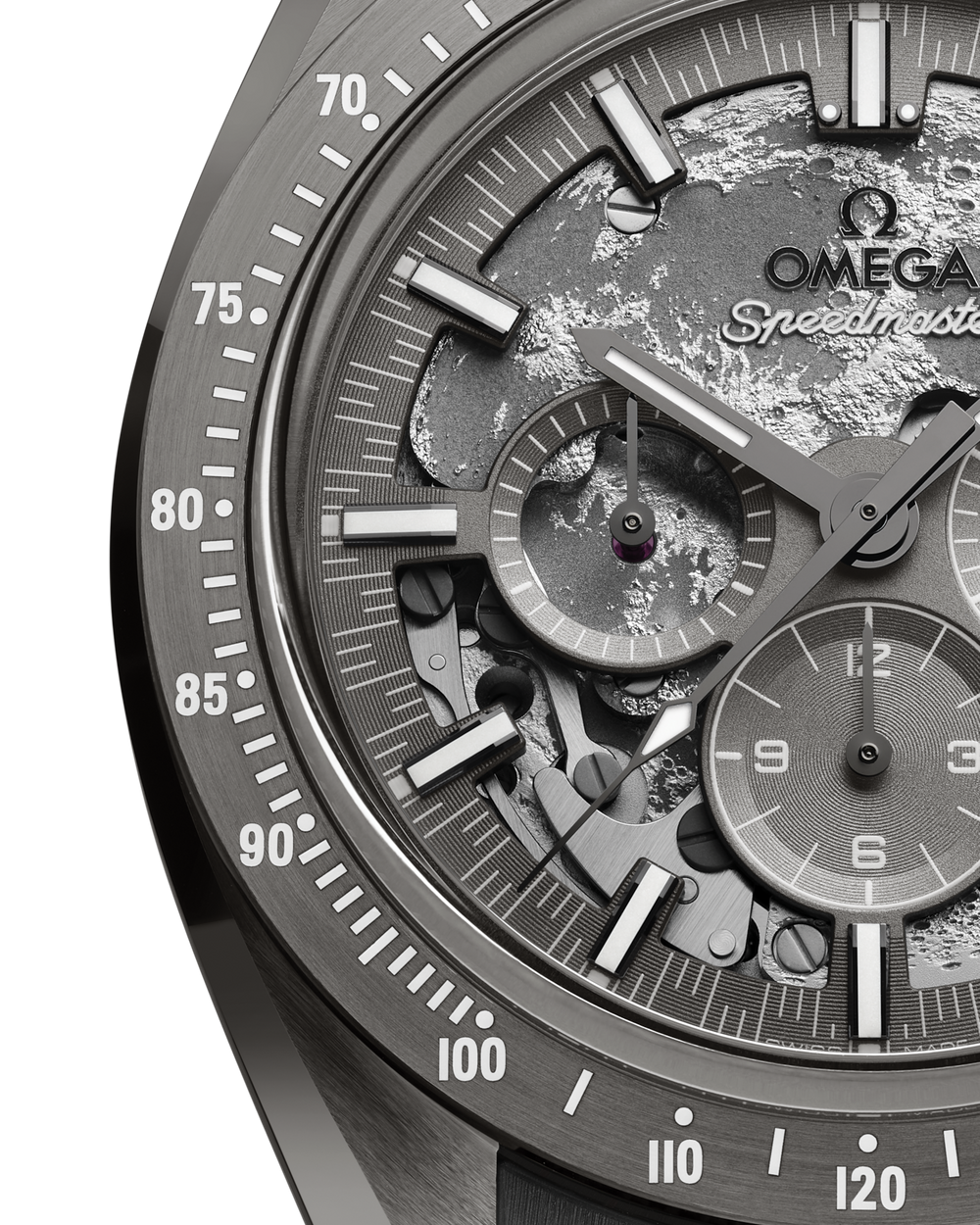 OMEGA Speedmaster Dark Side of the Moon  44.25 mm  310.92.44.50.06.002 dial