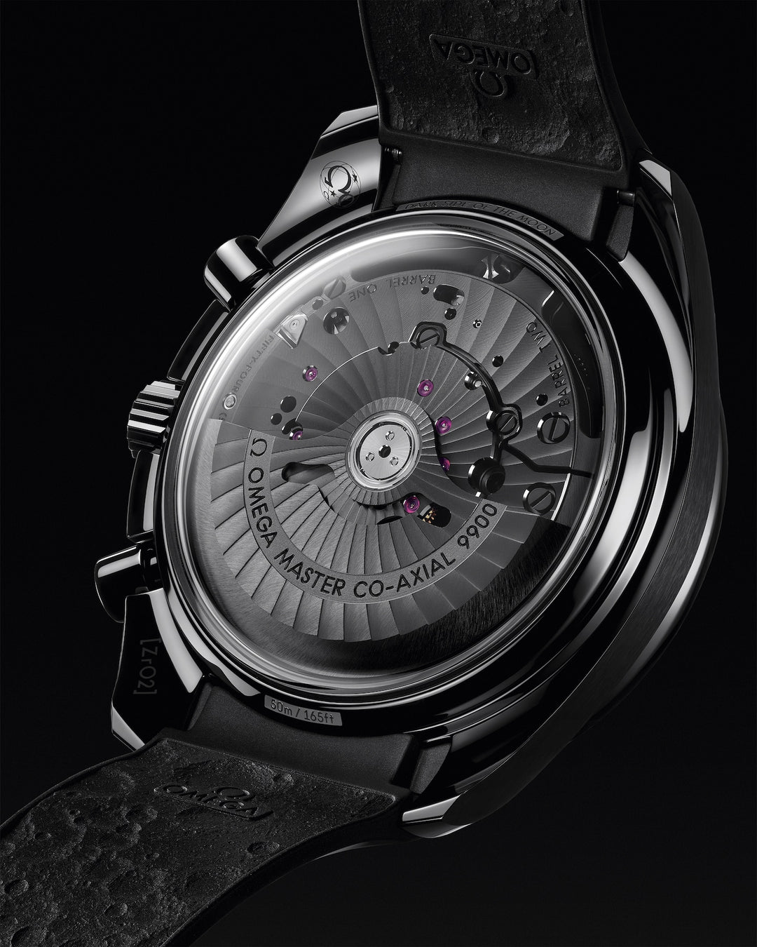 OMEGA Speedmaster Dark Side of the Moon Ceramic 44.25 mm 310.92.44.51.01.005 open case 2