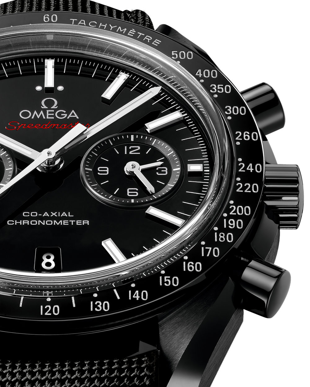 OMEGA Speedmaster Dark Side of the Moon Pitch Black 44.25 mm 311.92.44.51.01.007 dial