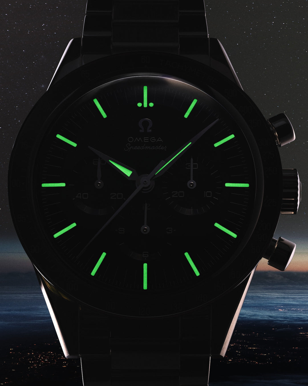 OMEGA Speedmaster First Omega in Space 39.7 mm  310.30.40.50.06.001 green