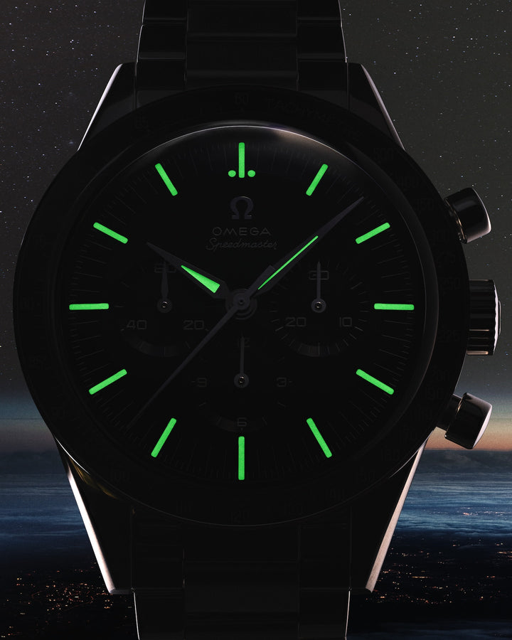 OMEGA Speedmaster First Omega in Space 39.7 mm  310.30.40.50.06.001 green