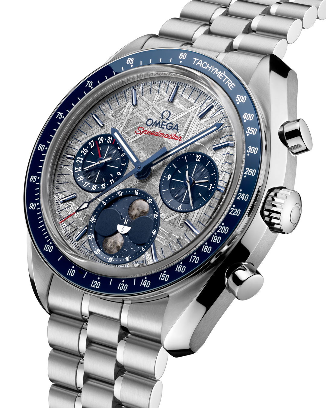 OMEGA Speedmaster Moonphase 43 mm 304.30.43.52.06.001 profil