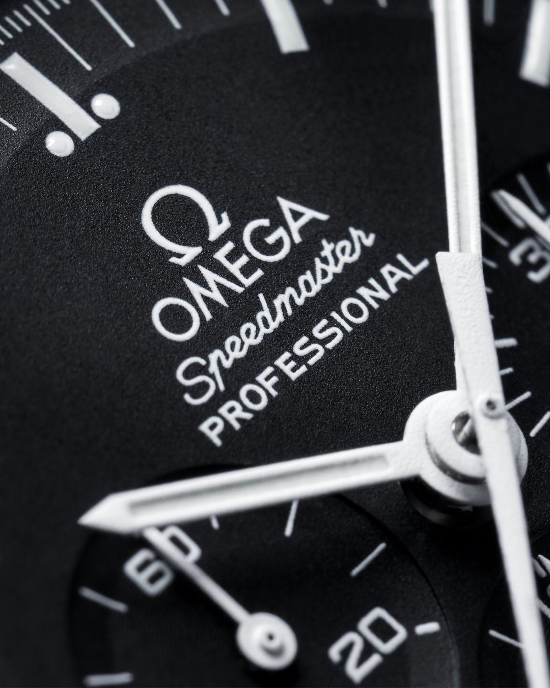 OMEGA Speedmaster Moonwatch Professional 42 mm 310.30.42.50.01.001 dial detail 2