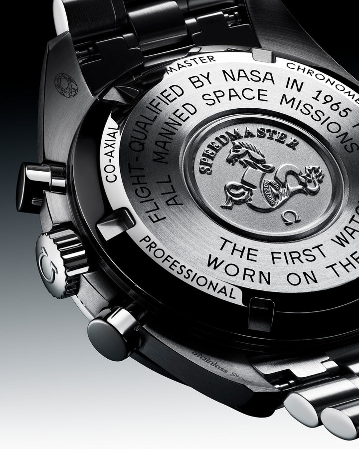 OMEGA Speedmaster Moonwatch Professional 42 mm 310.30.42.50.01.001 solid case back detail