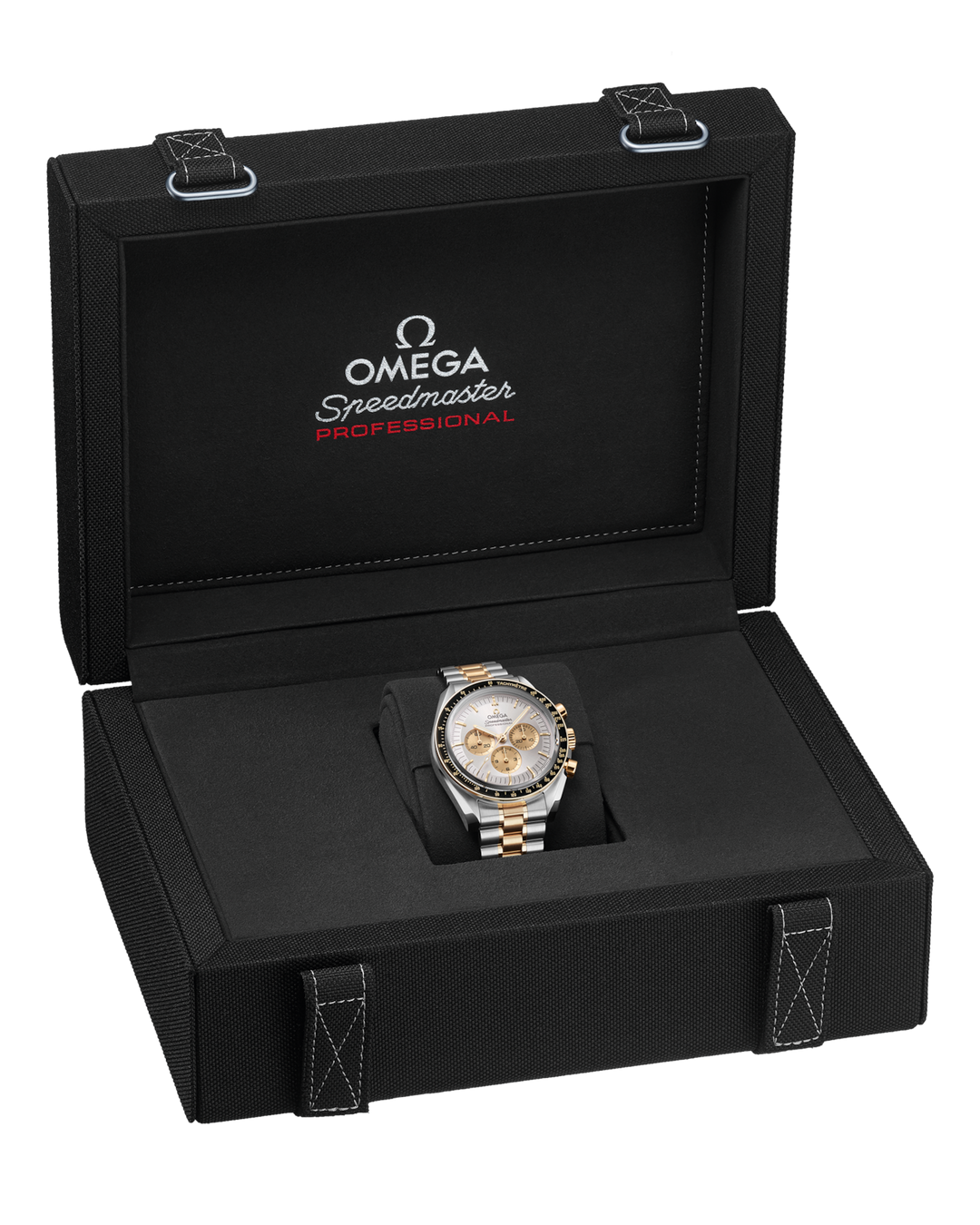 OMEGA Speedmaster Moonwatch Professional 42 mm gold on Moonshine™ 310.20.42.50.02.001 box